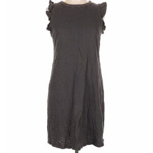 Universal Thread Black Ruffle Shoulder Muscle Tank Dress Washed black size Large